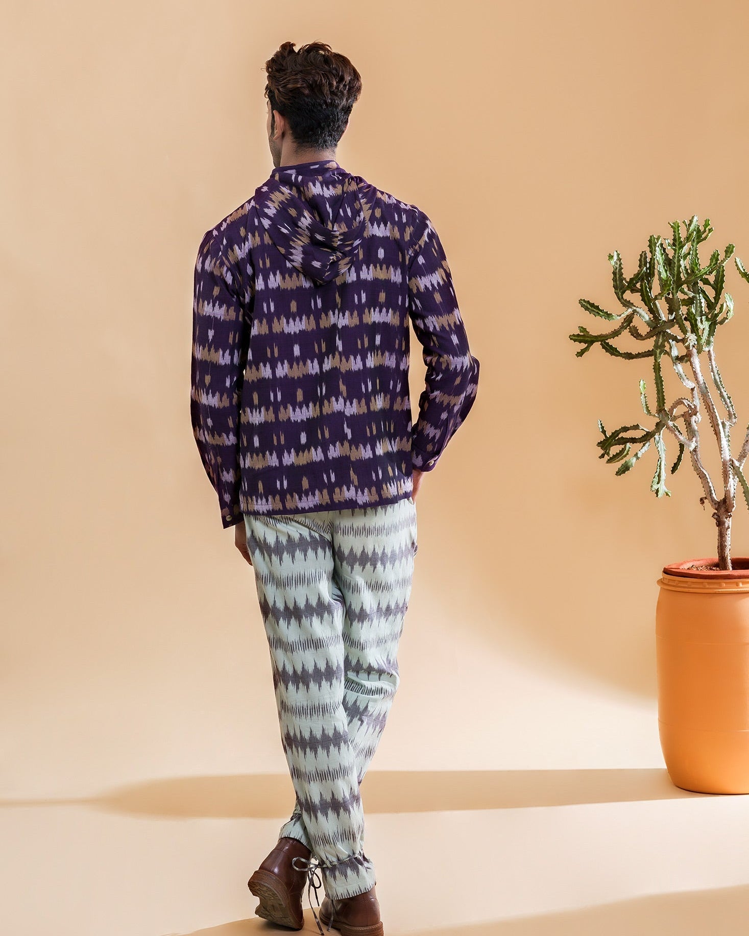 Drawstring Bottom Pleated Pants - Our Better Planet