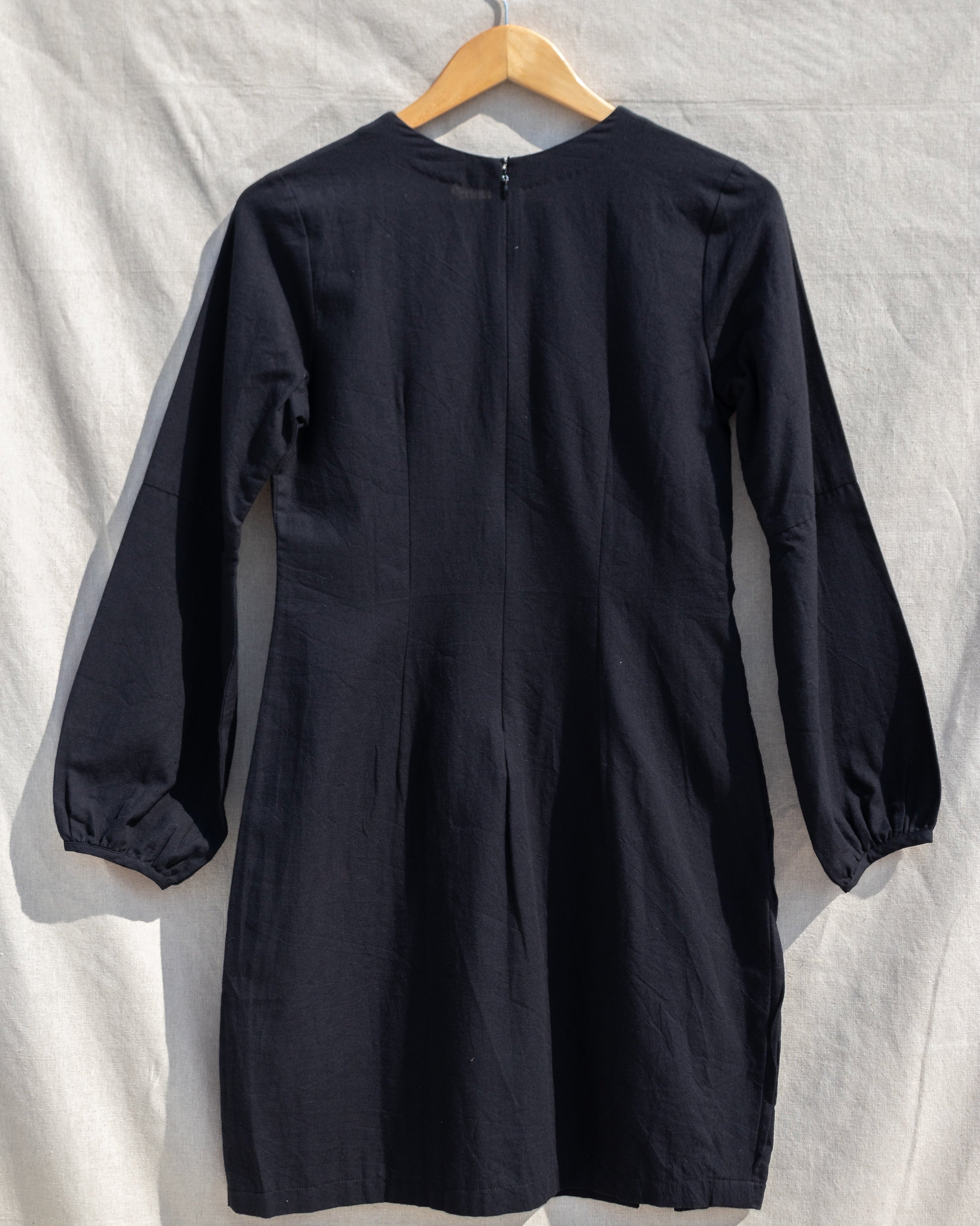 Dress With Wave Pleats - Our Better Planet