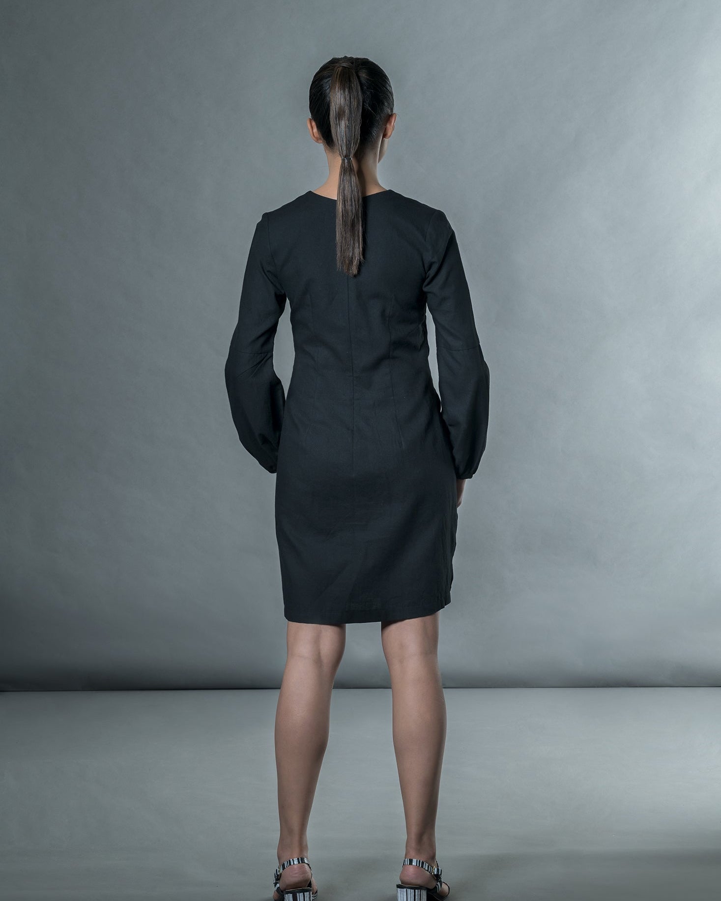 Dress With Wave Pleats - Our Better Planet