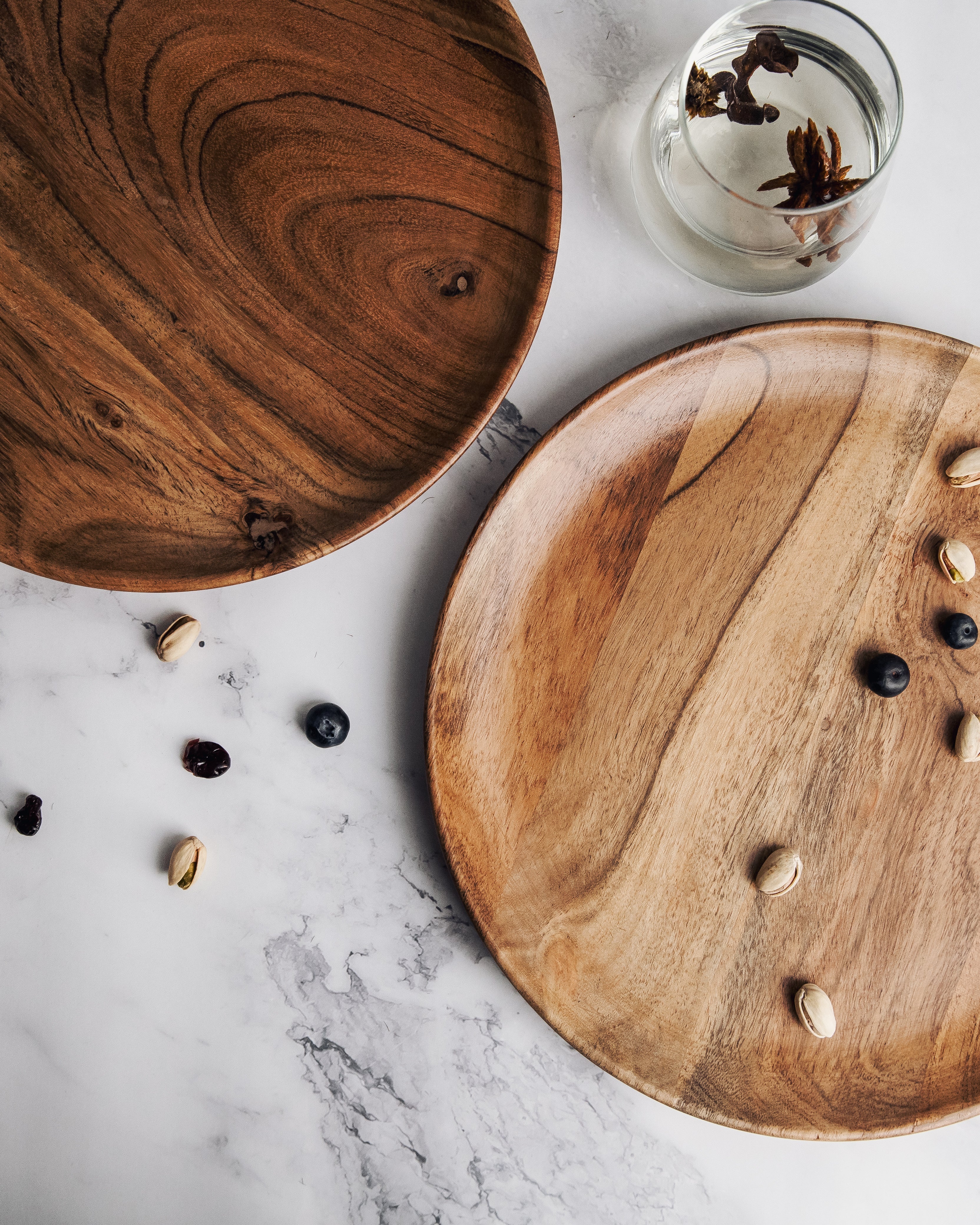 Dune Acacia Plates Set of 2 - Large - Our Better Planet