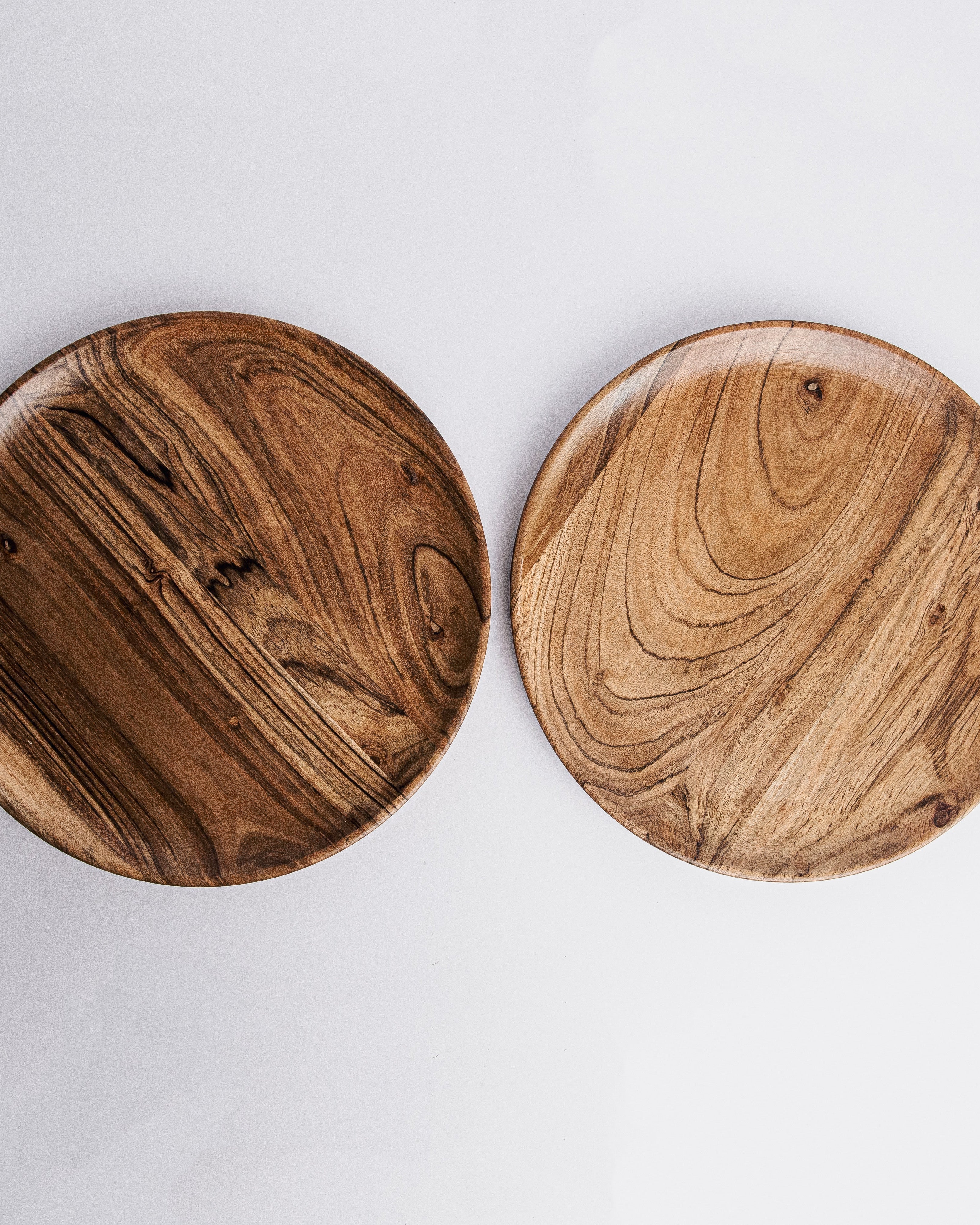 Dune Acacia Plates Set of 2- Medium - Our Better Planet