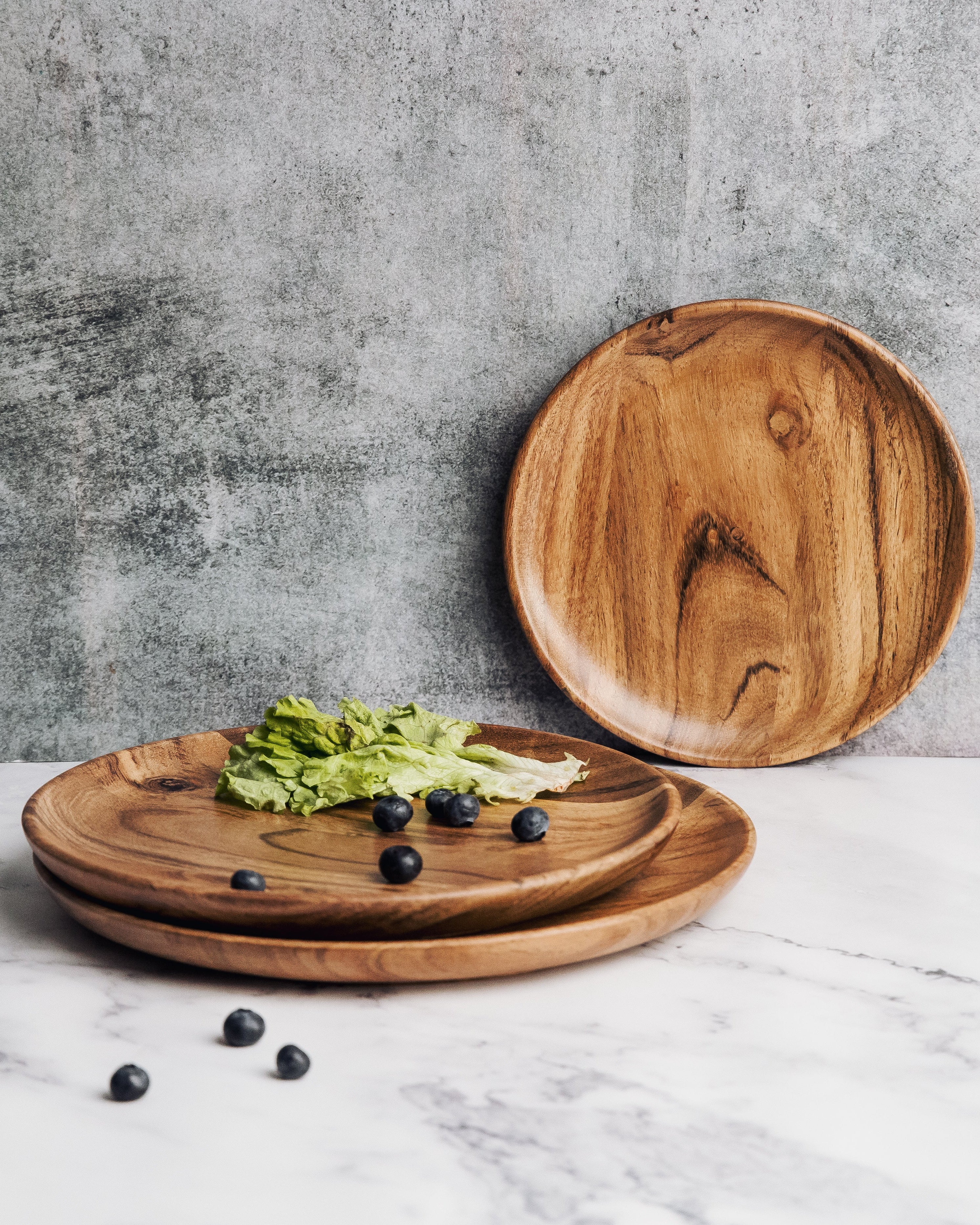 Dune Acacia Plates Set of 2 Small - Our Better Planet