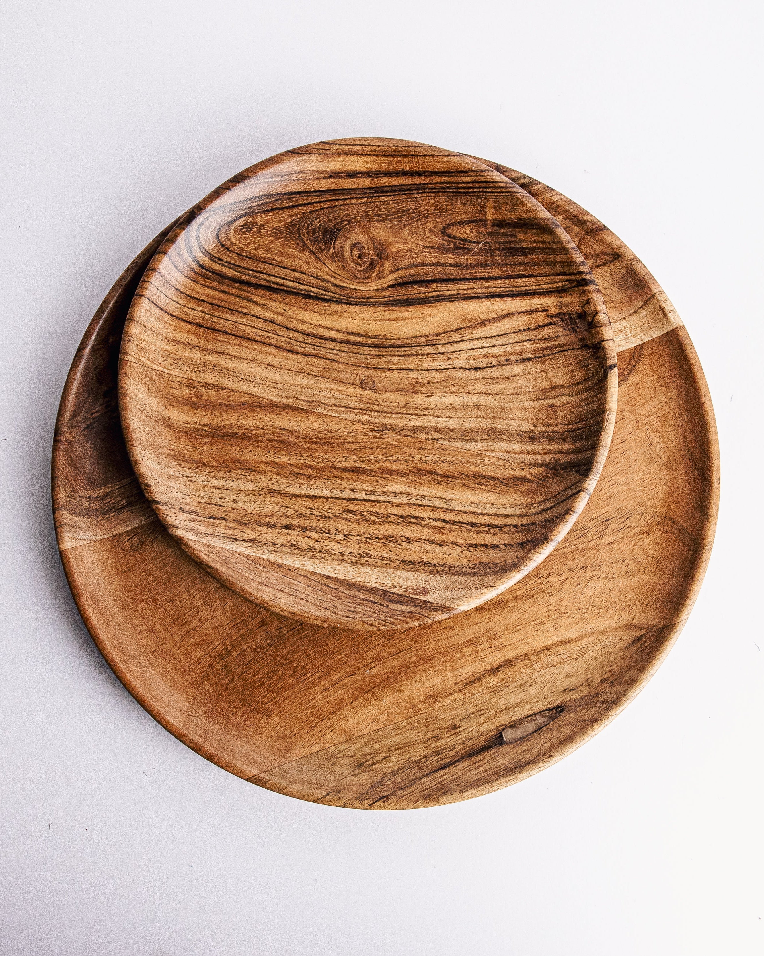 Dune Acacia Plates Set of 6 Small and 6 Large - Our Better Planet