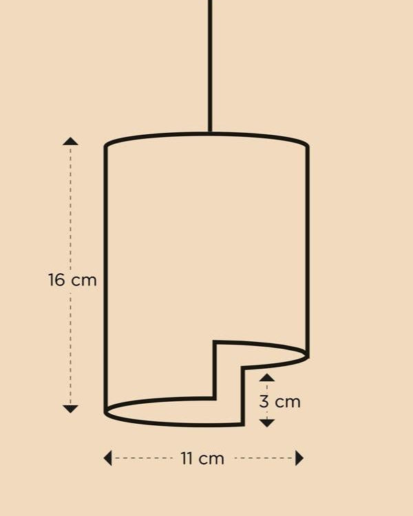 Earth Heart Dandelion Wish Handmade Hand Illustrated Terracotta Pendant Lamp - Our Better Planet