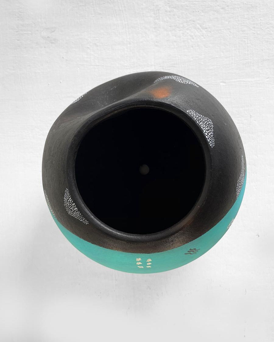 Earth Heart Raven Blue Planter - Our Better Planet