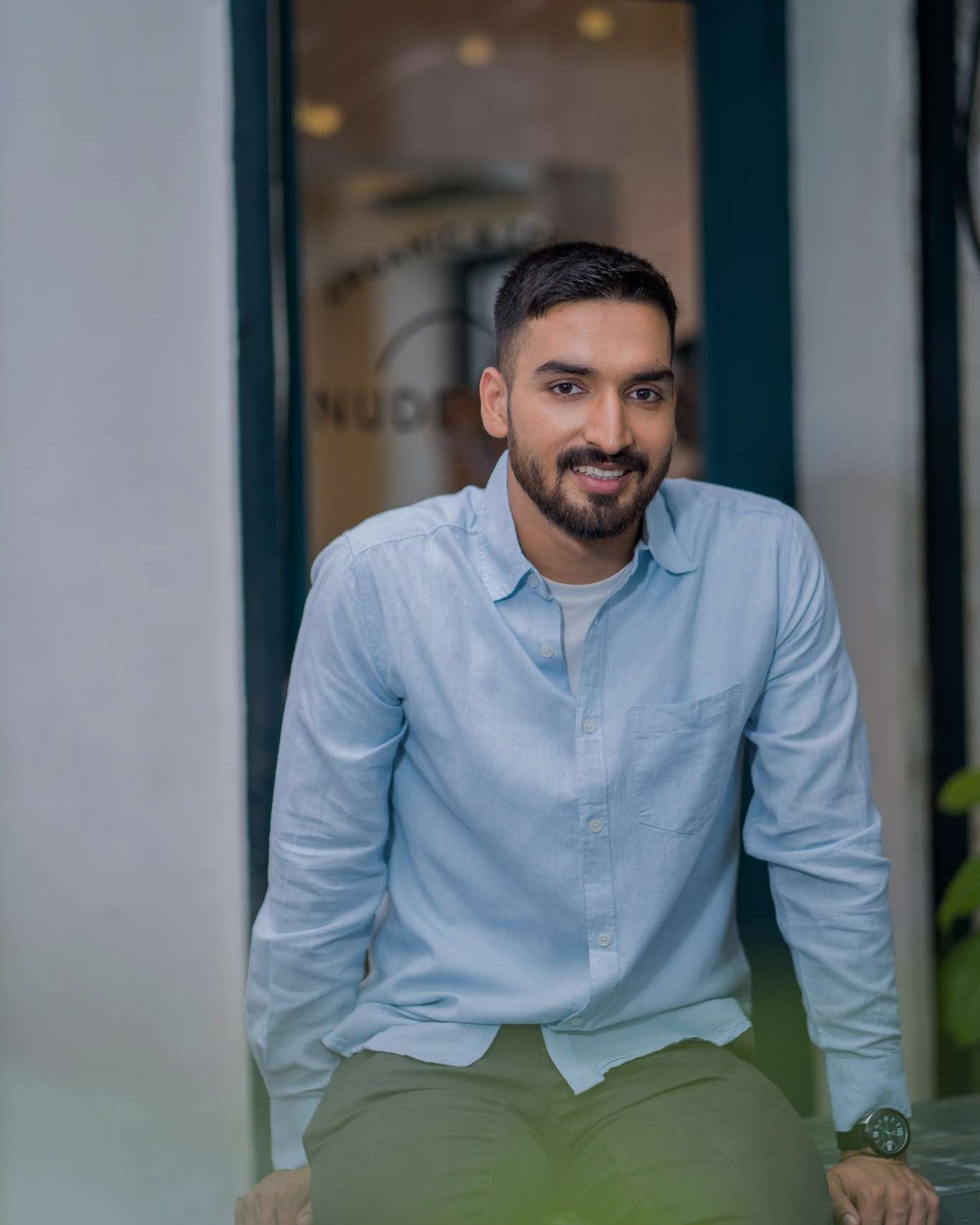 Earthy Route TENCEL- Lyocell Linen Ice Blue Full Sleeve Shirt - Our Better Planet
