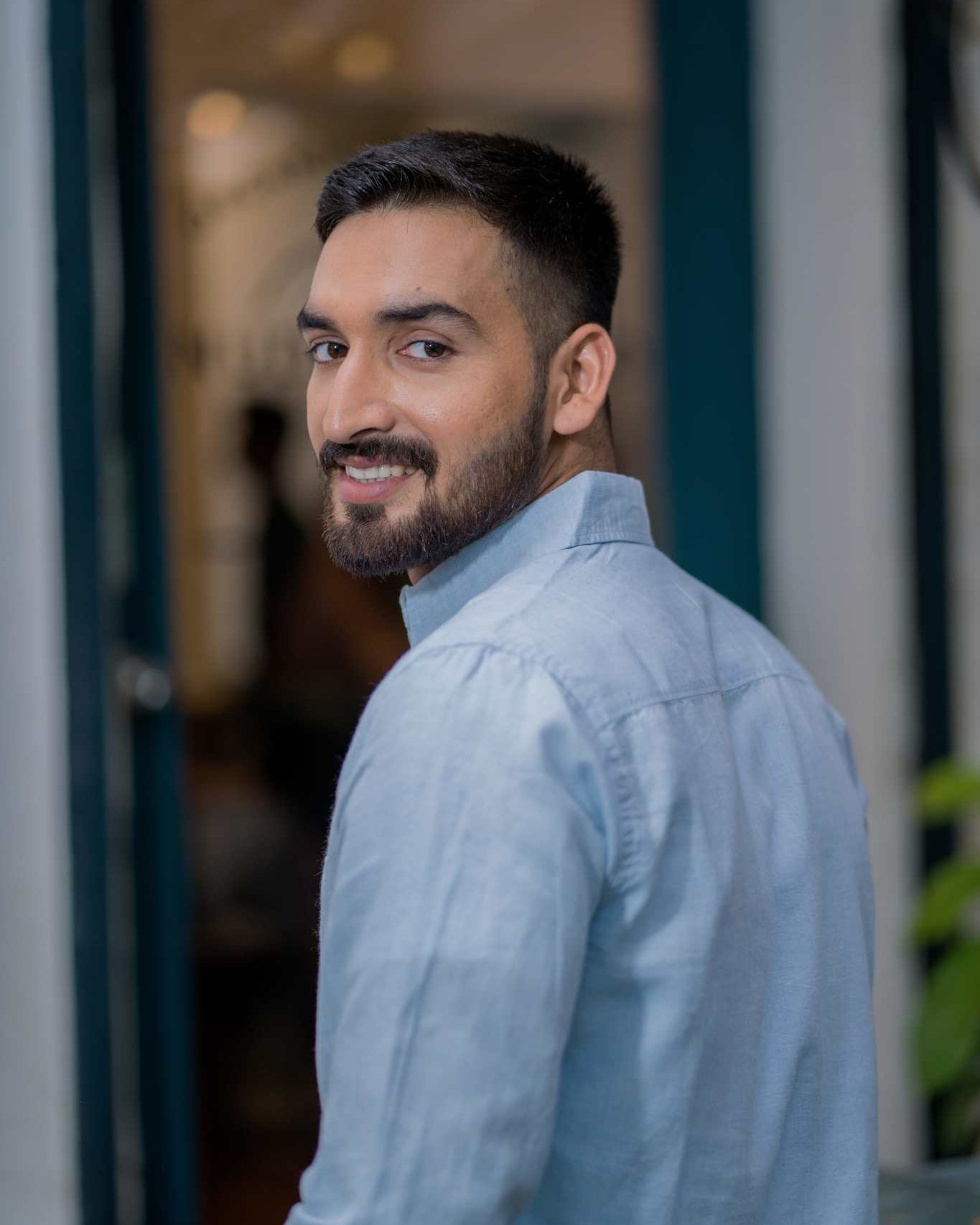 Earthy Route TENCEL- Lyocell Linen Ice Blue Full Sleeve Shirt - Our Better Planet