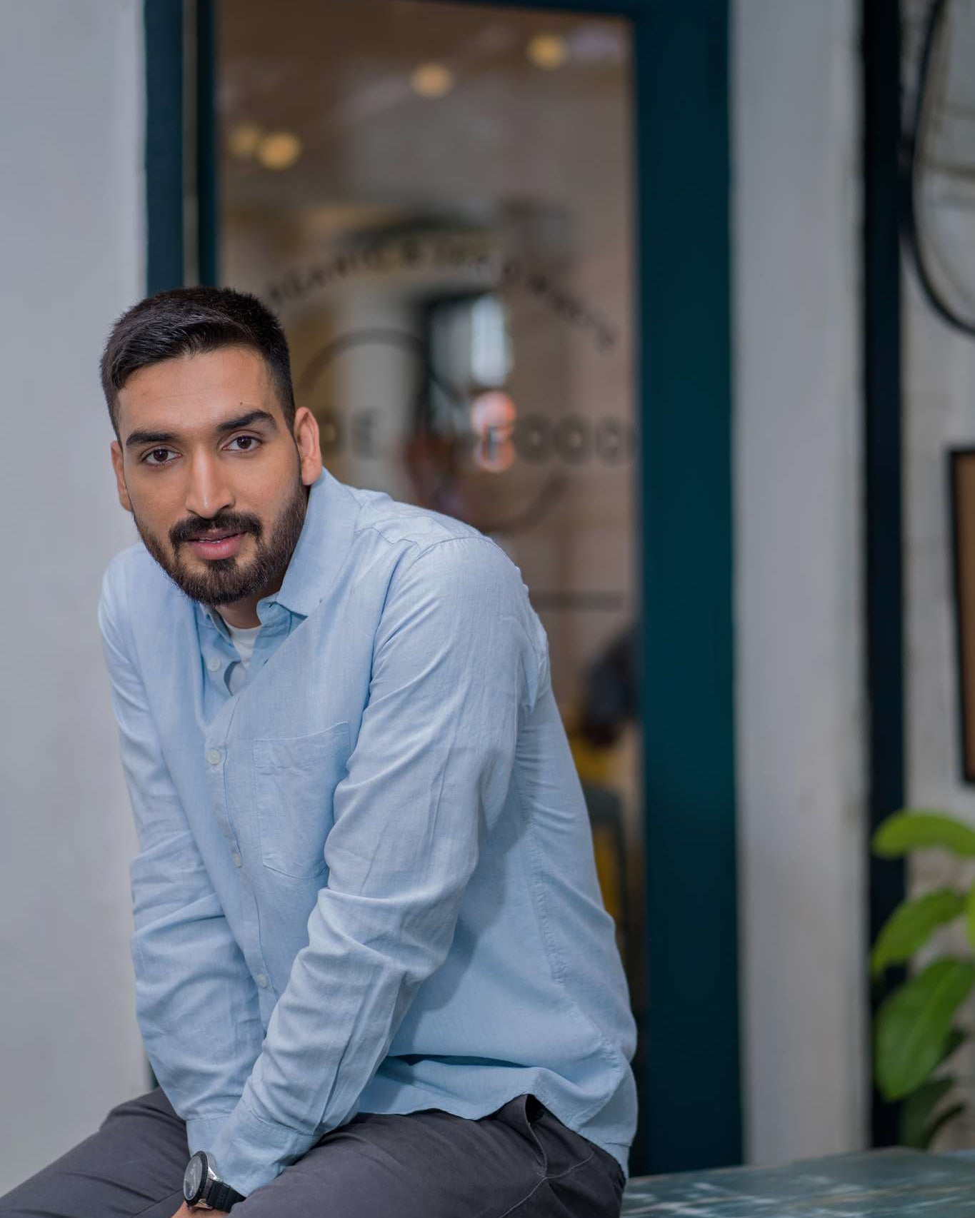 Earthy Route TENCEL- Lyocell Linen Ice Blue Full Sleeve Shirt - Our Better Planet