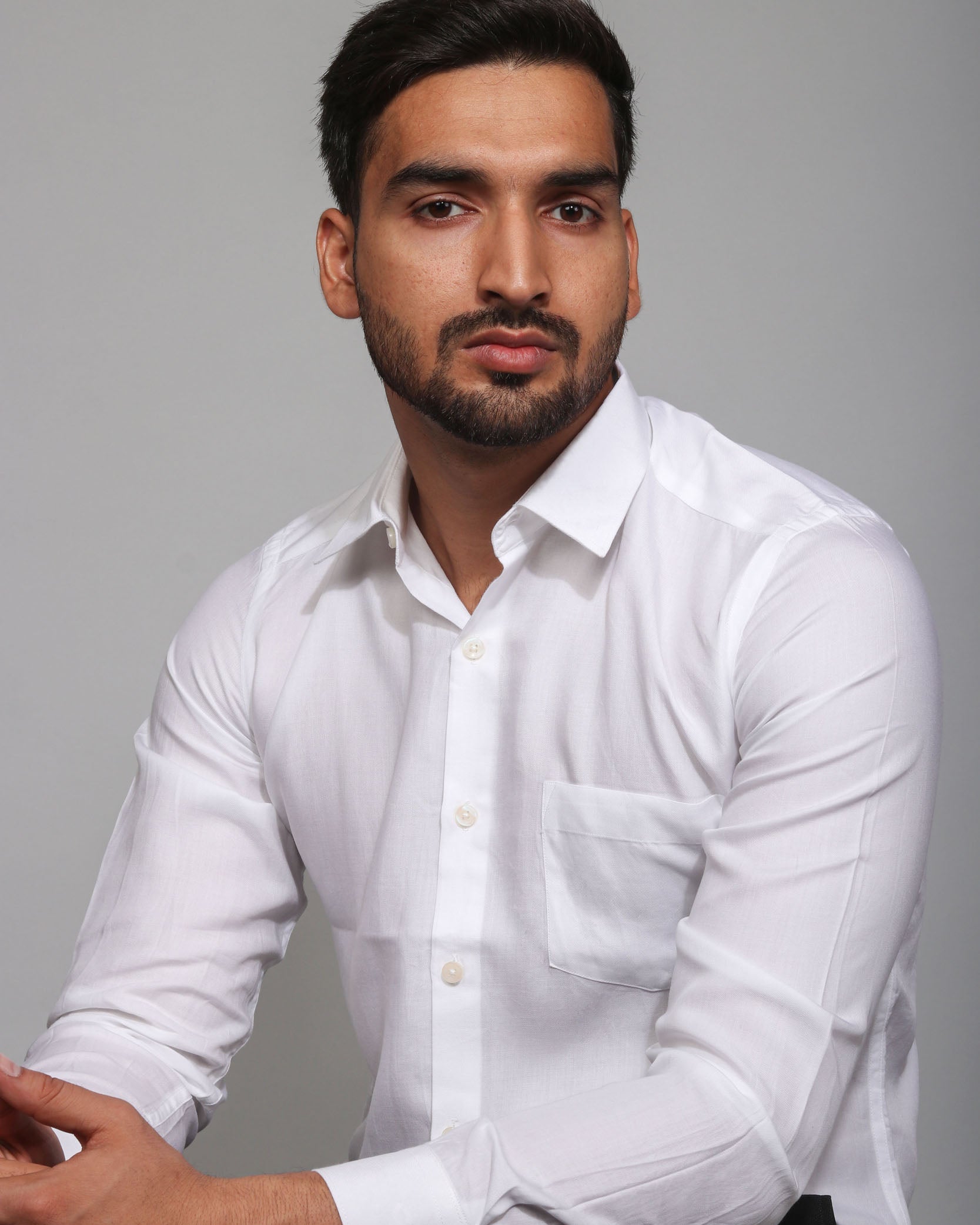 Earthy Route TENCEL- Lyocell Milky White Full Sleeve Shirt - Our Better Planet