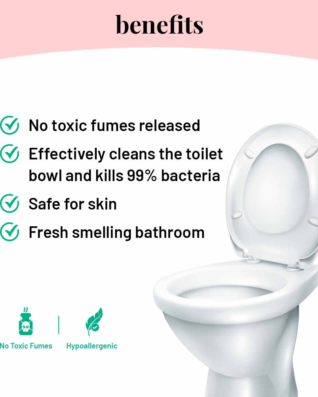 Eco-Friendly Toilet Bowl Cleaner Liquid - Our Better Planet