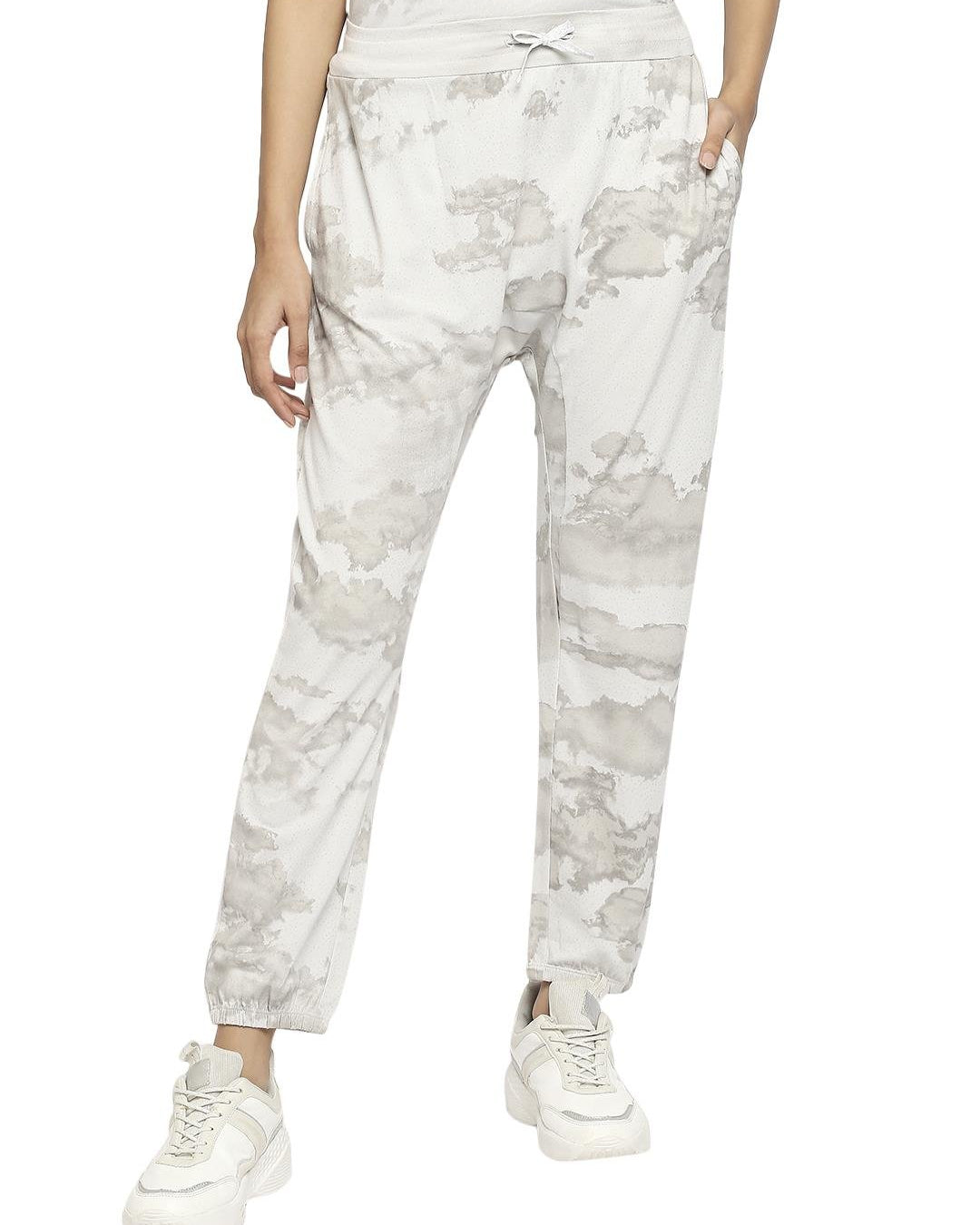 Effy Drop Crotch Pant In Neutral Cloud Glitter - Our Better Planet