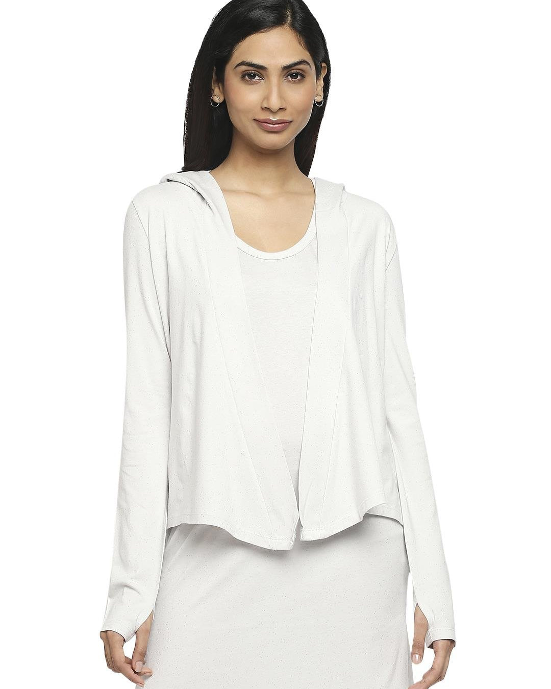 Effy Hoodie in neutral glitter - Our Better Planet