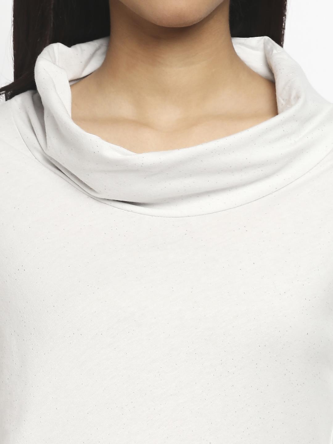 Effy Long Sleeve Top in Neutral glitter - Our Better Planet