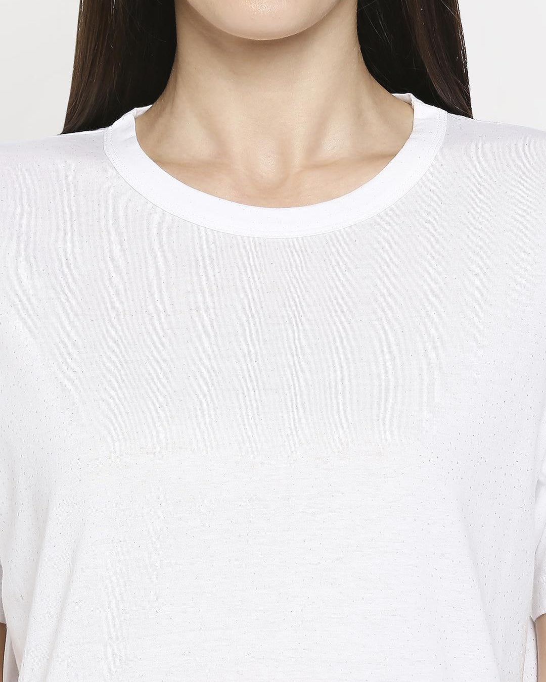 Effy T- Shirt in White Glitter Print - Our Better Planet