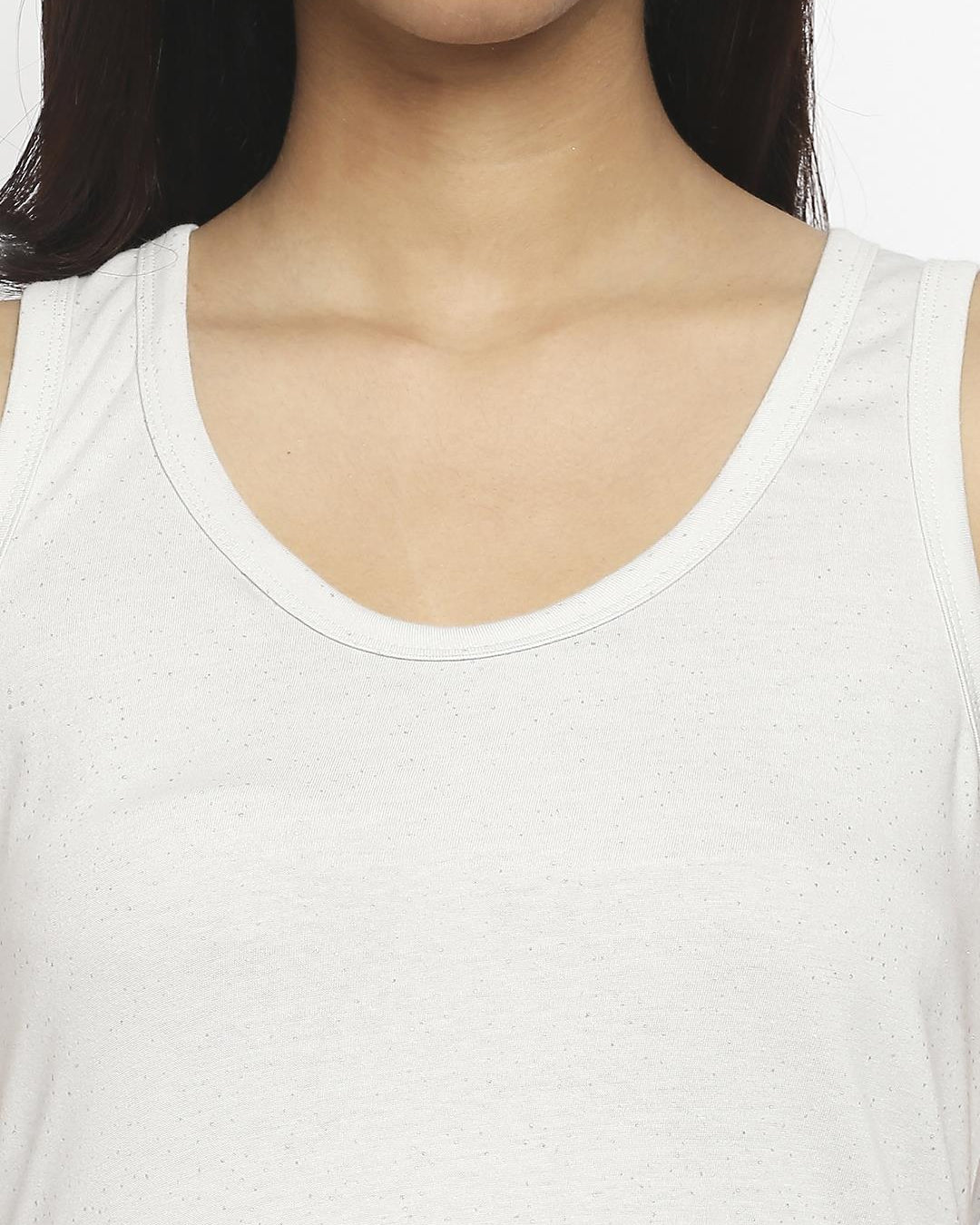 Effy Tank Dress In Neutral Glitter - Our Better Planet