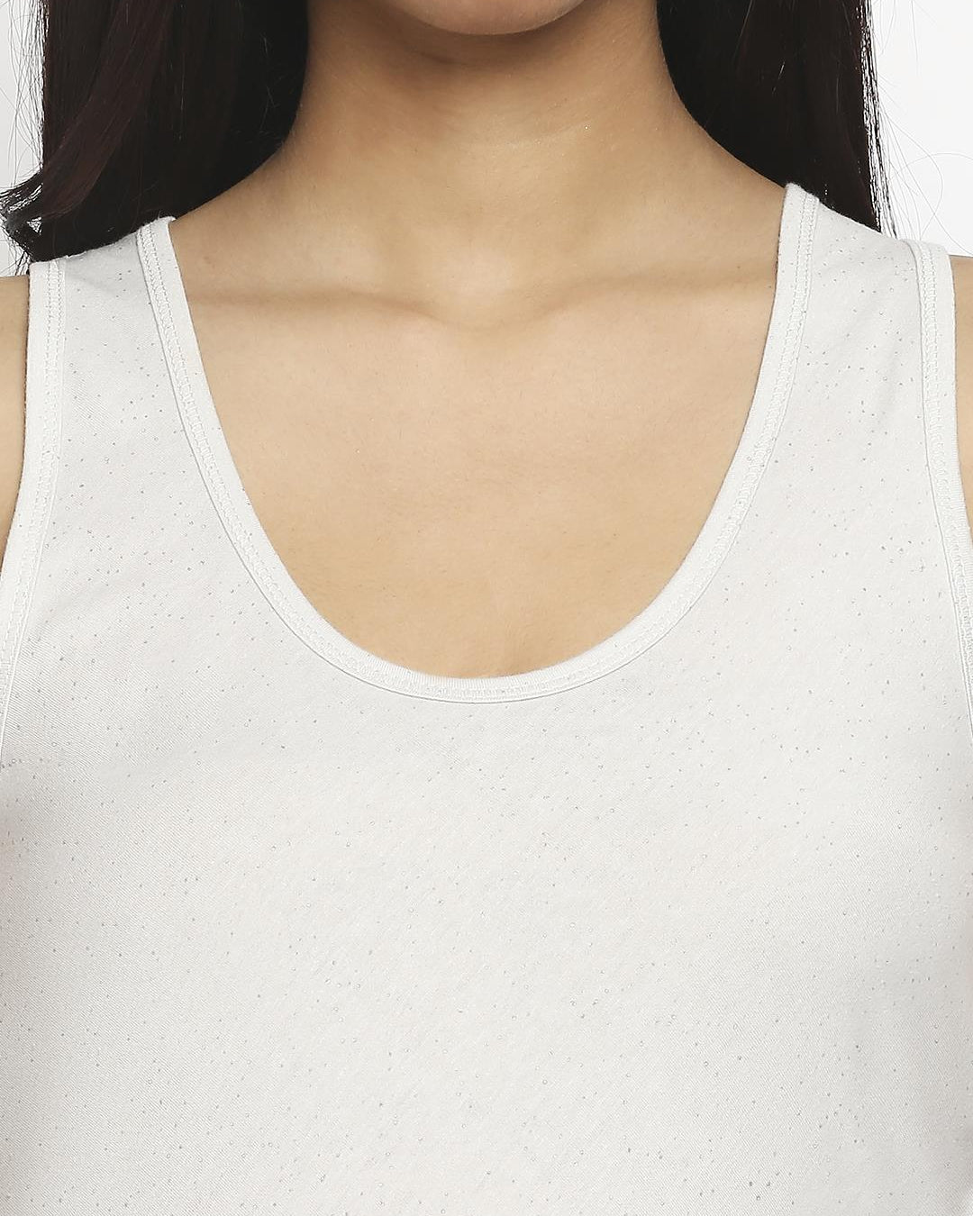 Effy Tank Top In Neutral Glitter - Our Better Planet