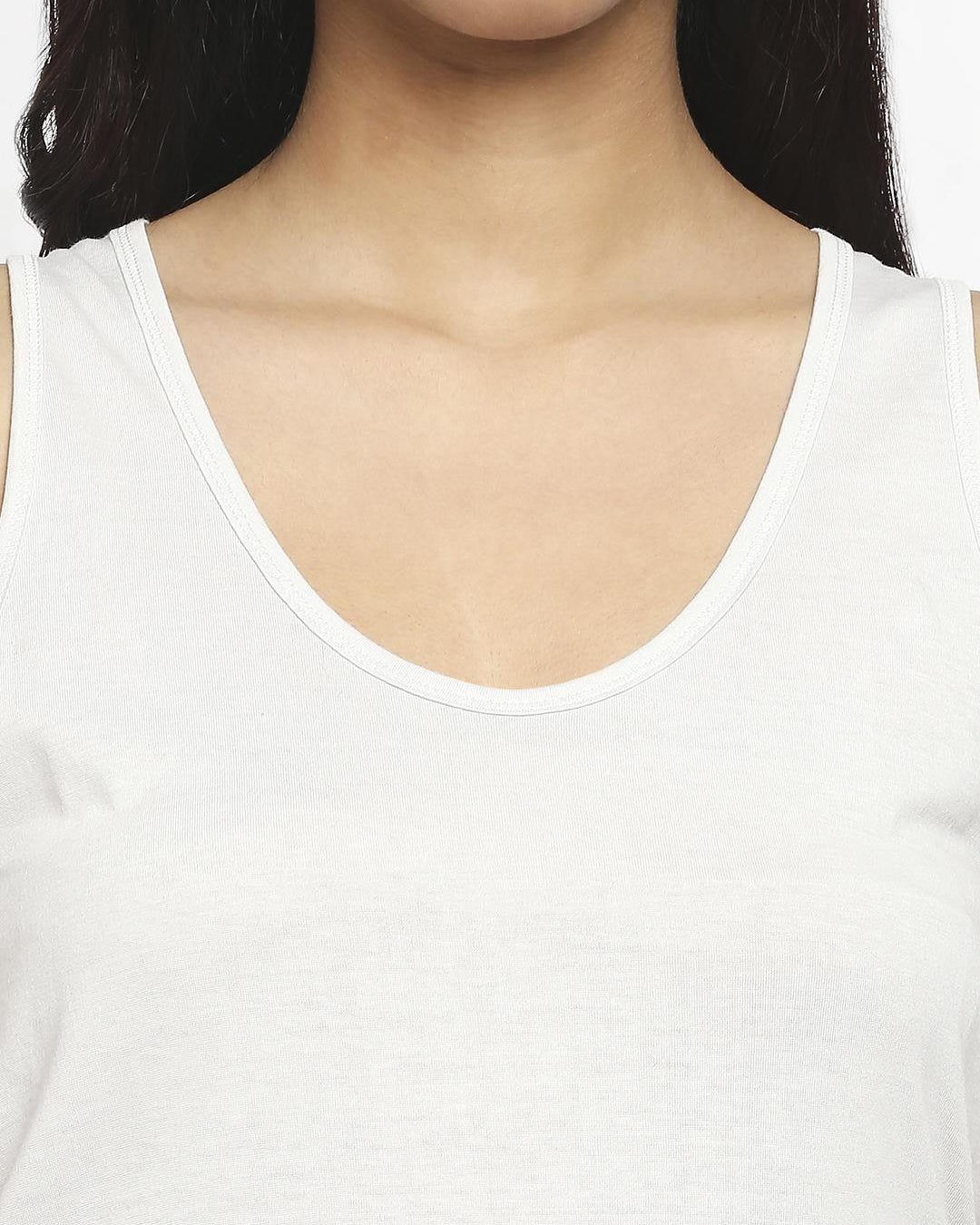 Effy Tank Top In Neutral Solid - Our Better Planet