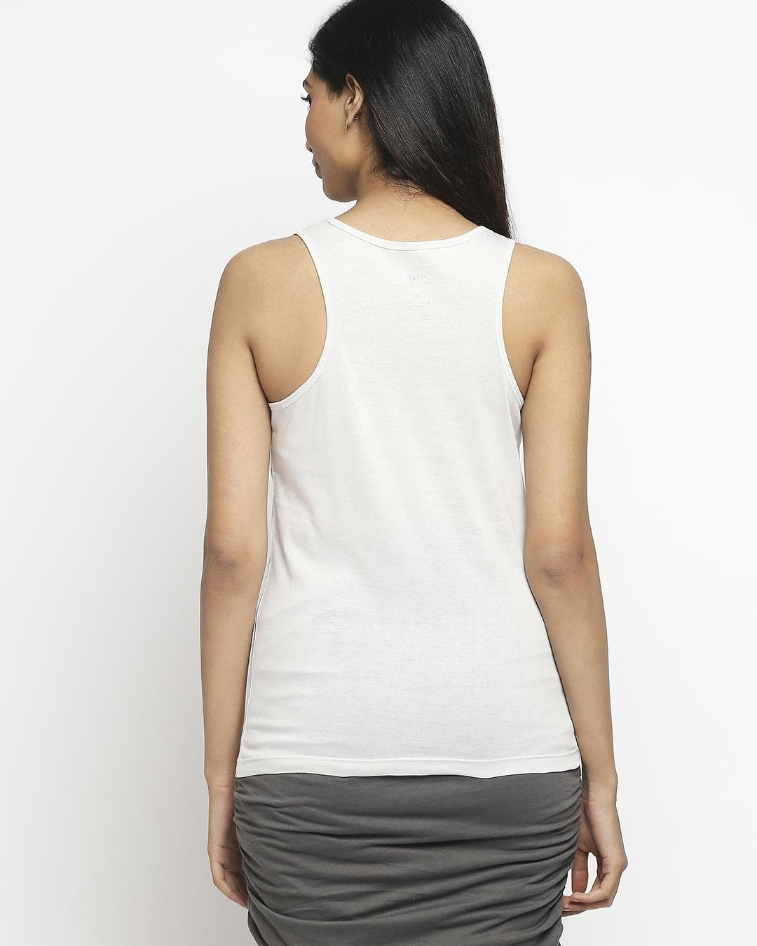 Effy Tank Top In Neutral Solid - Our Better Planet