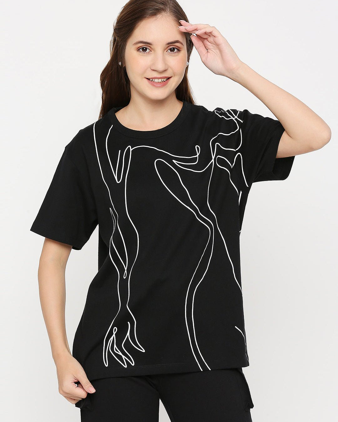 Effy Wavy girls torso in black - Our Better Planet