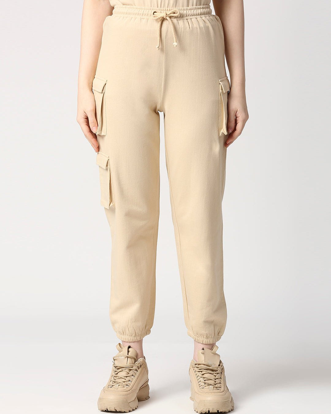 Effy x Shakya sweatpants sand - Our Better Planet