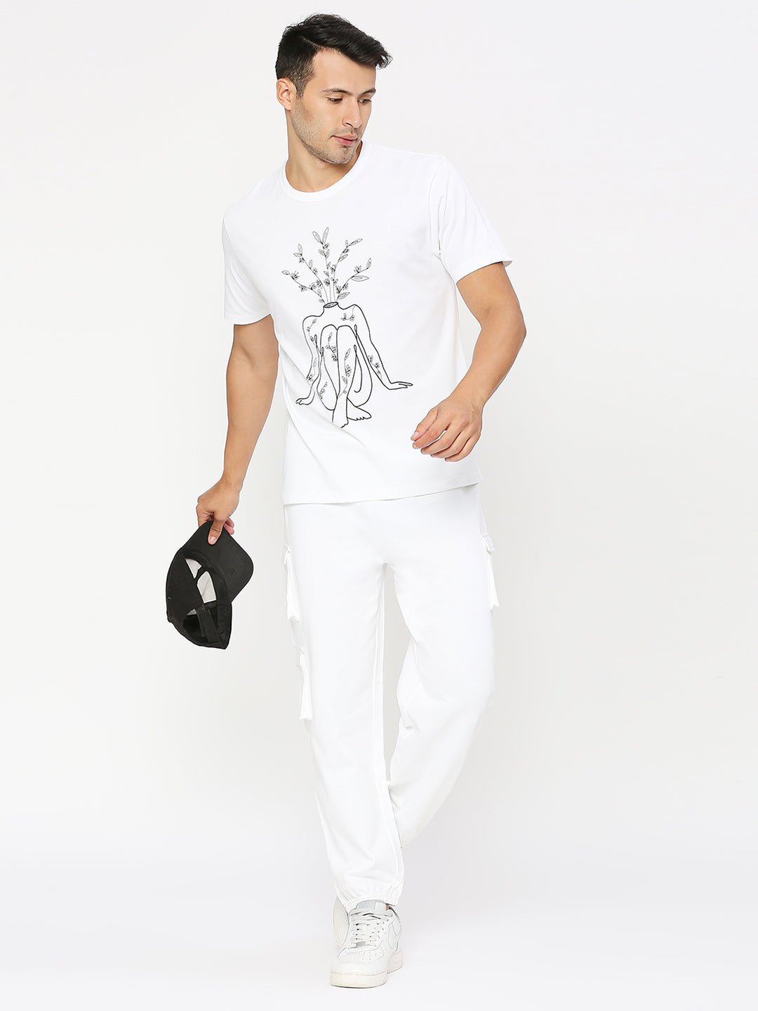 Effy x Shakya sweatpants white - Our Better Planet