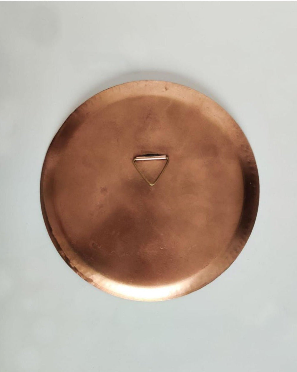 Ekibeki Copper Enamel Wall Plate Blue lotus in the petal - Our Better Planet