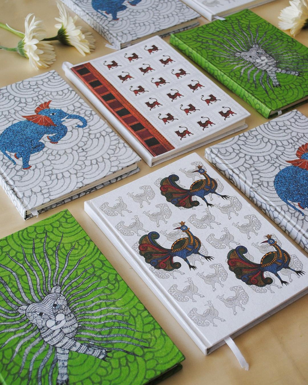 Ekibeki Ekibeki Chitrakathi Varaaha Journal 1Pcs Notebook White - Our Better Planet