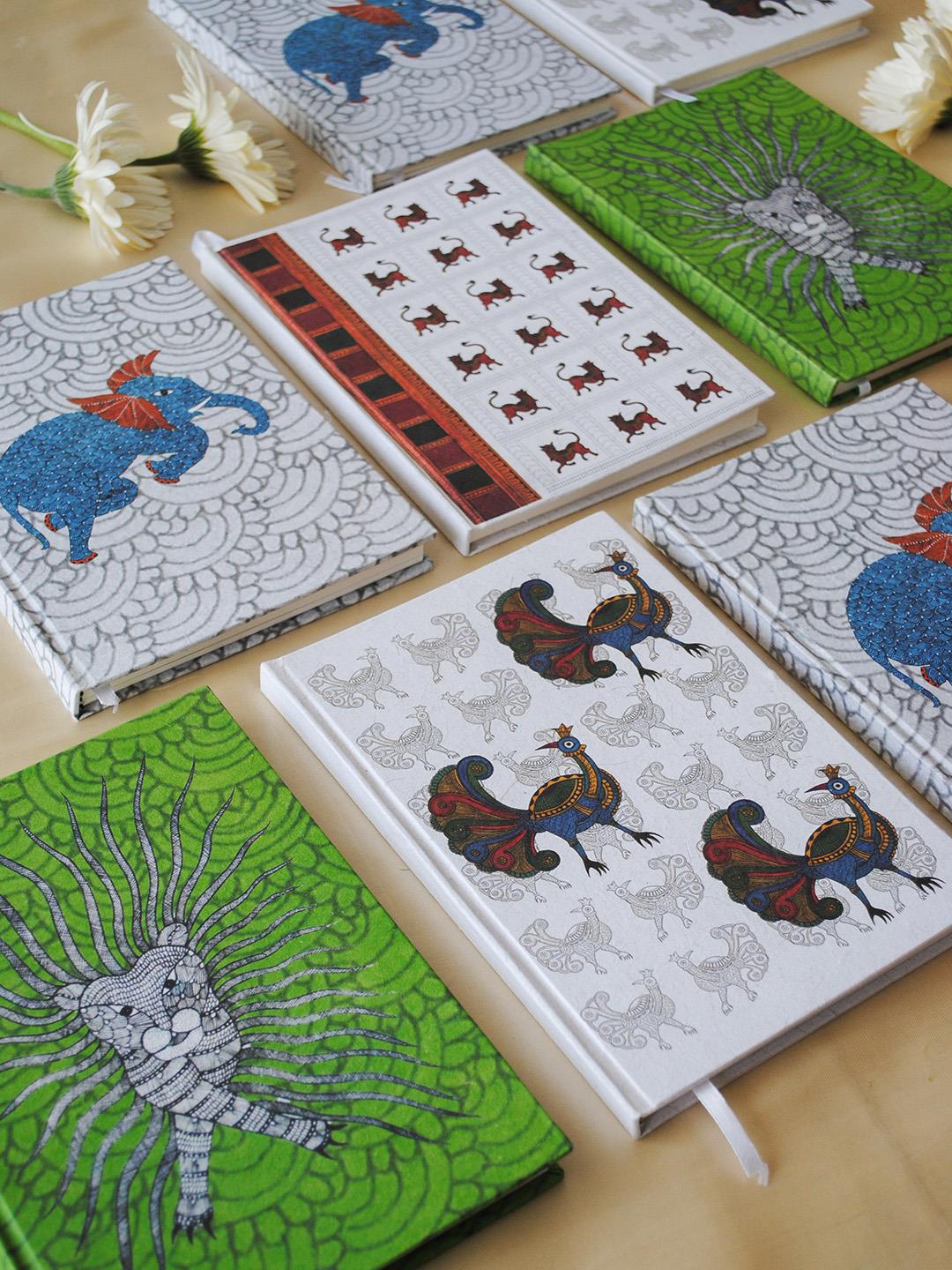 Ekibeki Ekibeki Chitrakathi Varaaha Journal 1Pcs Notebook White - Our Better Planet