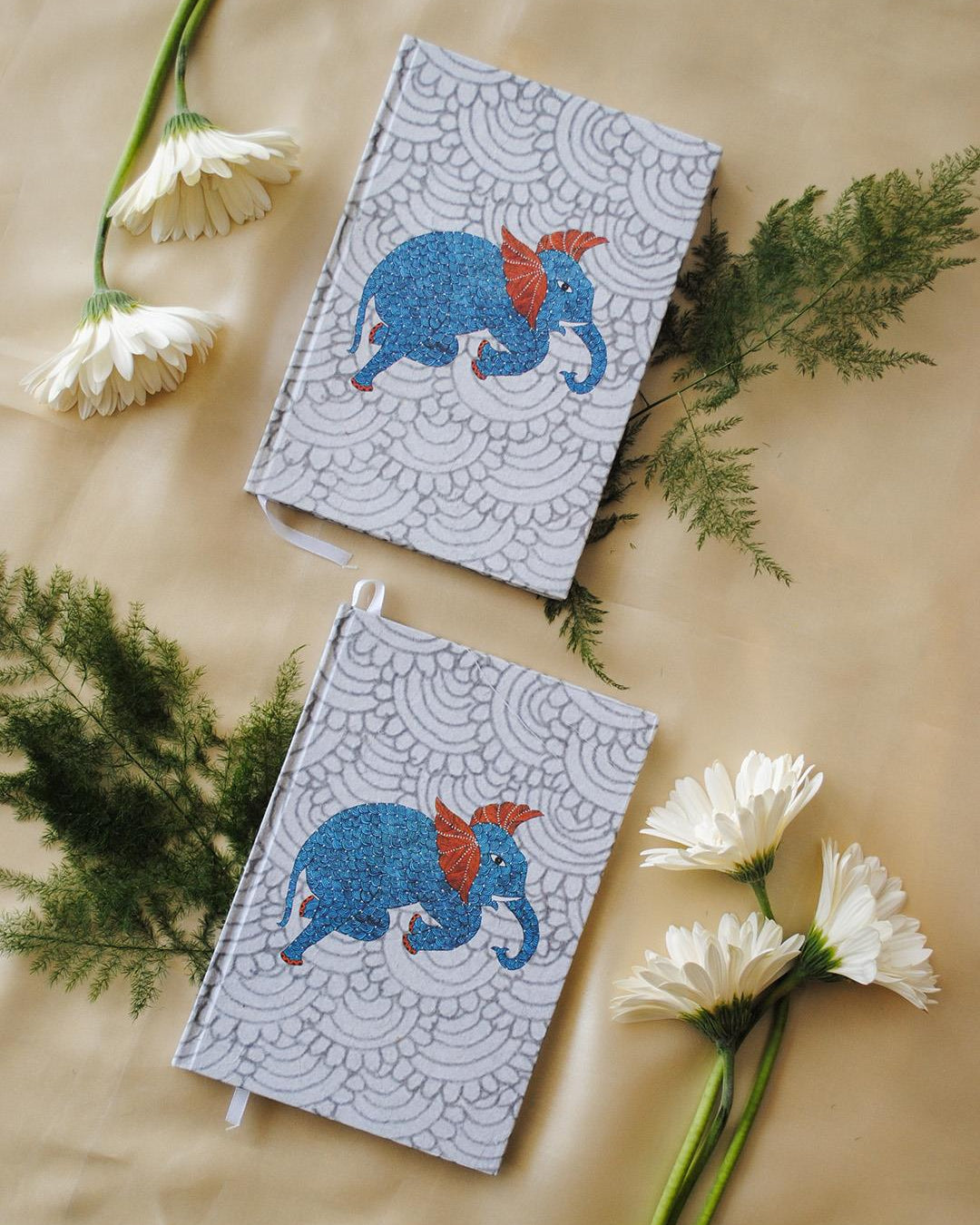Ekibeki Ekibeki Gond Gajoba Journal 1Pcs Notebook White - Our Better Planet