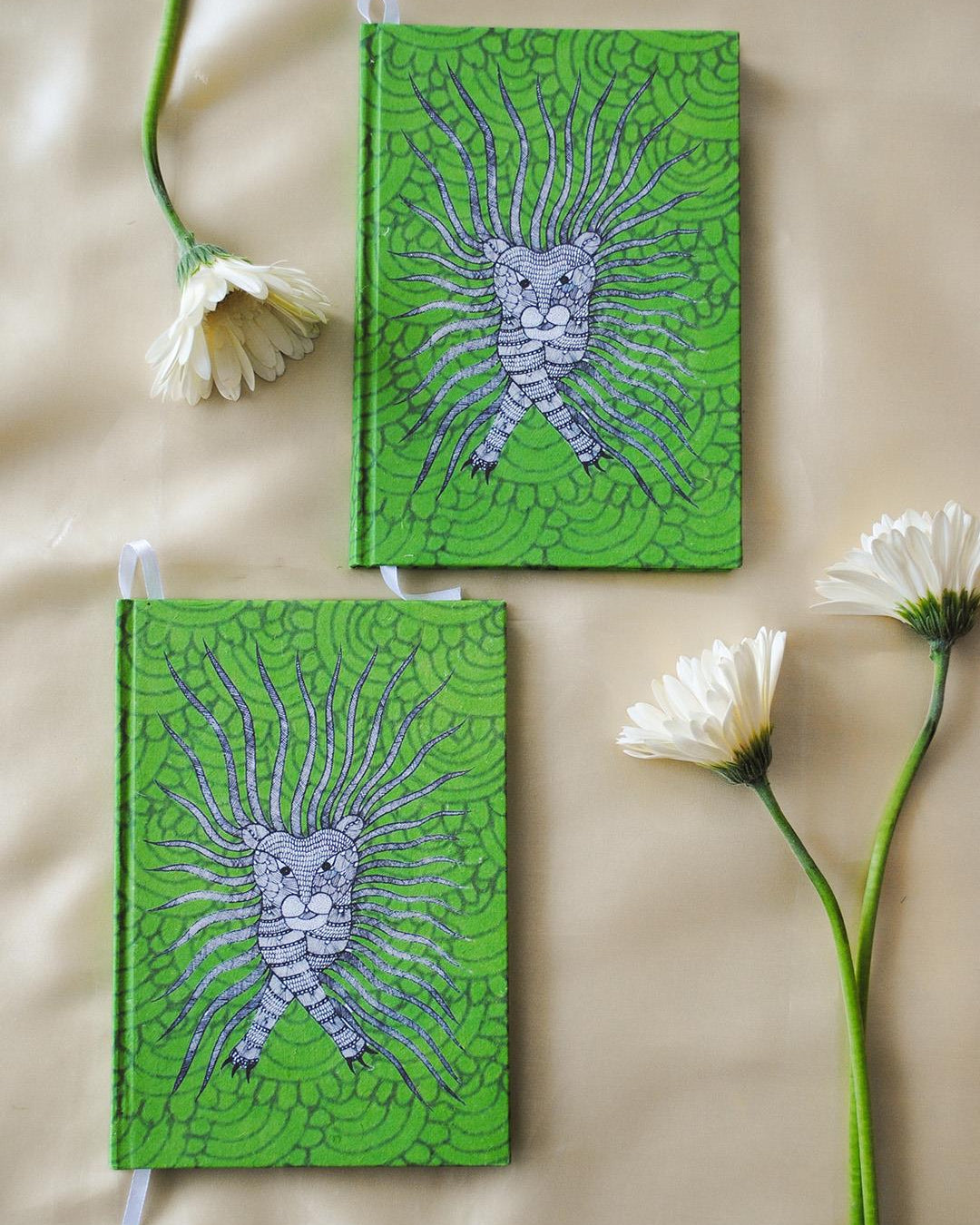 Ekibeki Ekibeki Gond Wagobha Journal 1Pcs Notebook Green - Our Better Planet