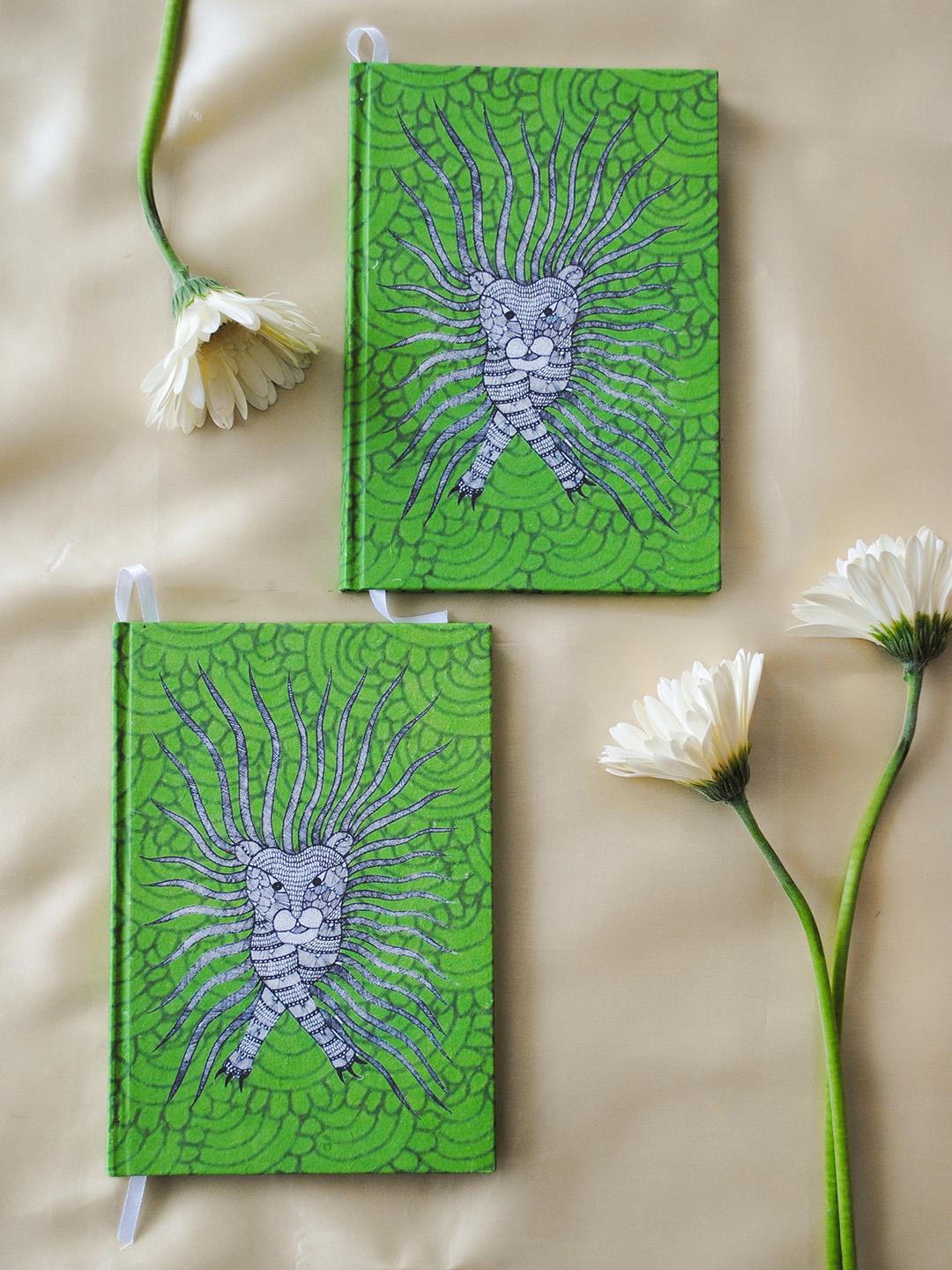 Ekibeki Ekibeki Gond Wagobha Journal 1Pcs Notebook Green - Our Better Planet