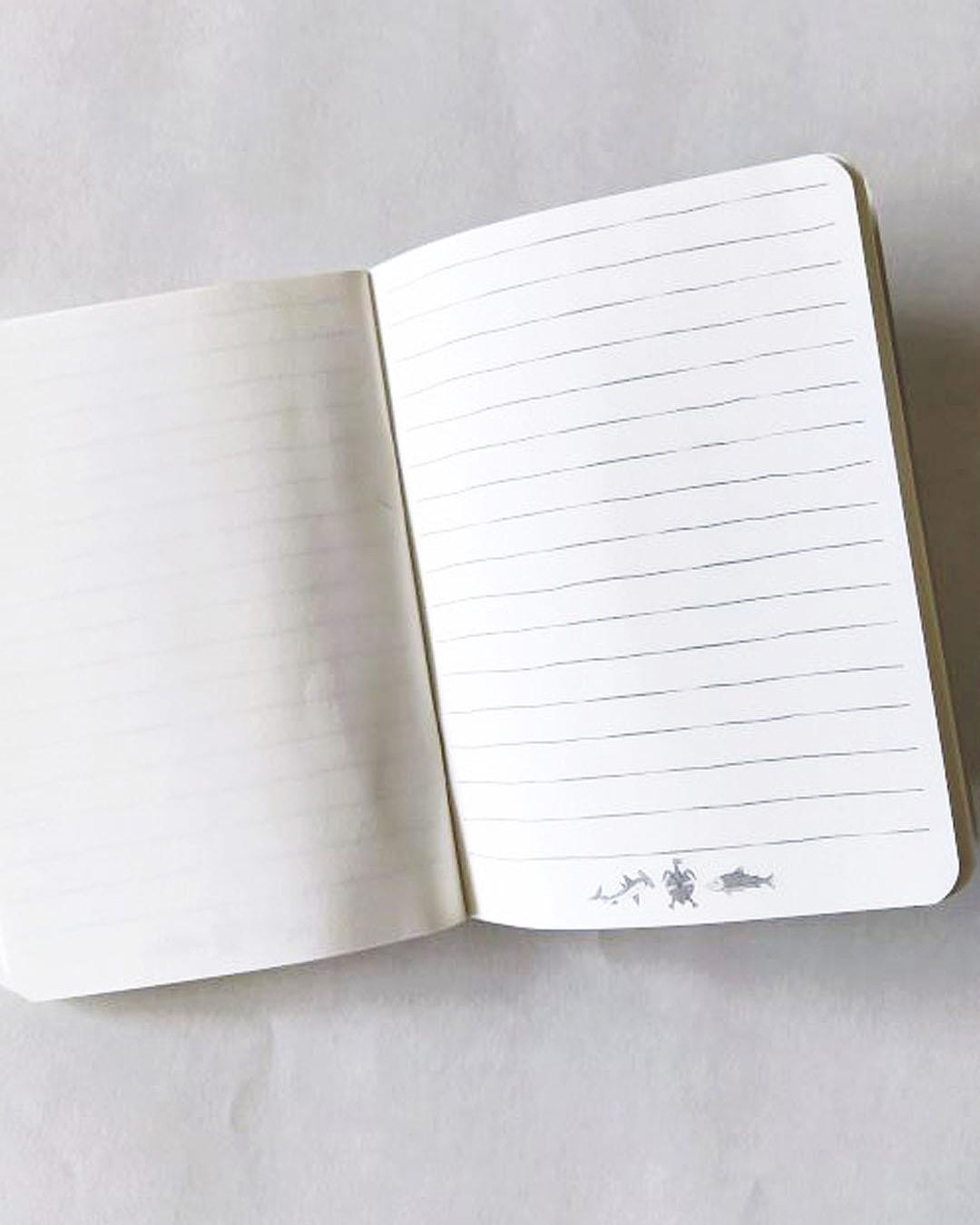 Ekibeki Ekibeki Ocean Series notebokes in collaboration with tradational Patchitra artisan Rupsona - Set of 3 - A5 notebooks - 3 designs - Our Better Planet