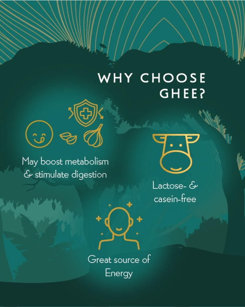 Garlic Ghee Spread With Himalayan Pink Salt 200 ml - Our Better Planet