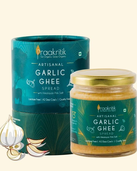 Garlic Ghee Spread With Himalayan Pink Salt 200 ml - Our Better Planet