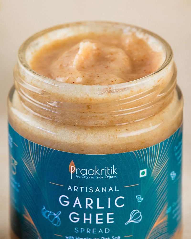 Garlic Ghee Spread With Himalayan Pink Salt 200 ml - Our Better Planet