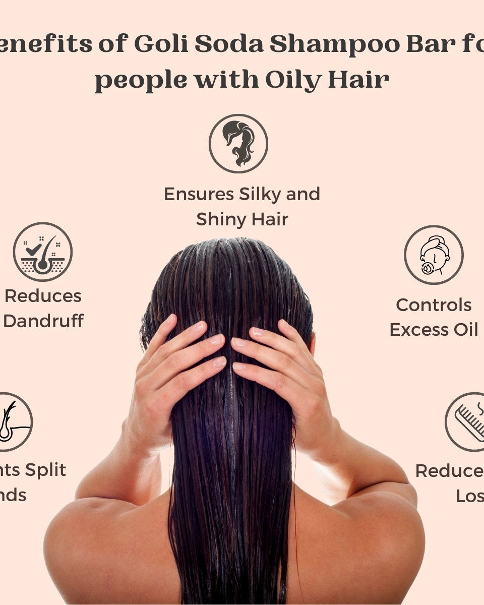 Goli Soda All Natural Probiotics Shampoo Bar for Oily Hair - 90 g - Our Better Planet