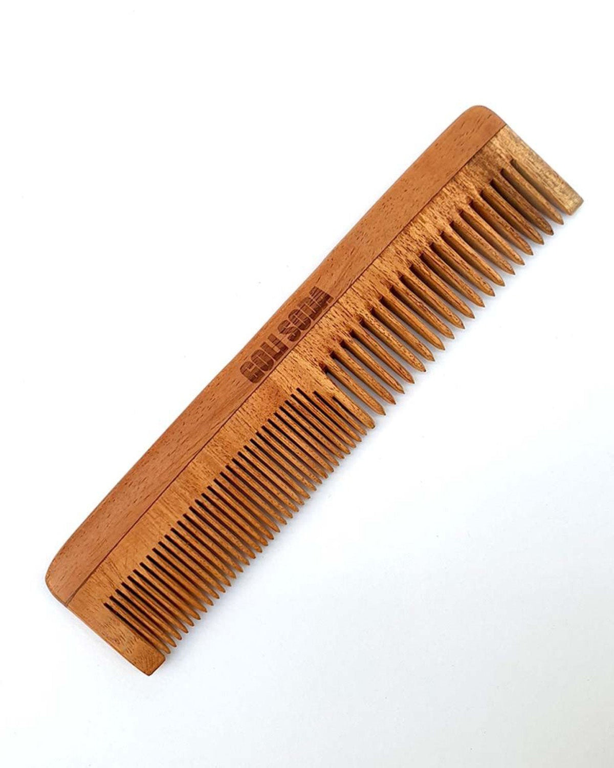 Goli Soda Neem Wood Comb - Double Tooth - Our Better Planet