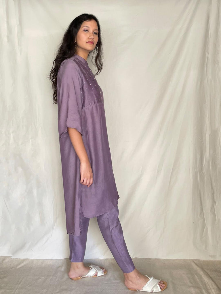 Hand Embroidered Tunic With Pants - Slava - Our Better Planet