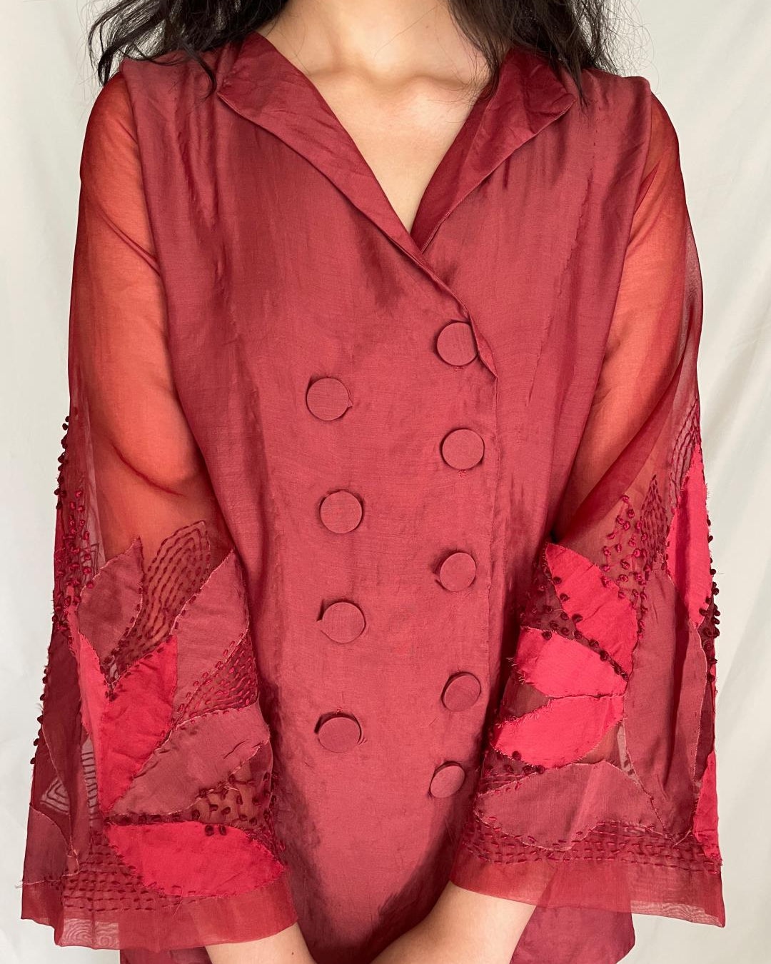 Handcrafted Double Breasted Shirt - Sasha - Our Better Planet