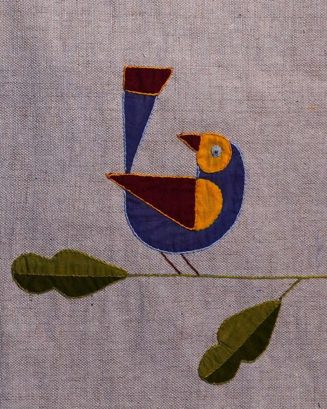 Handcrafted Jute Applique Bags /A57 - Our Better Planet