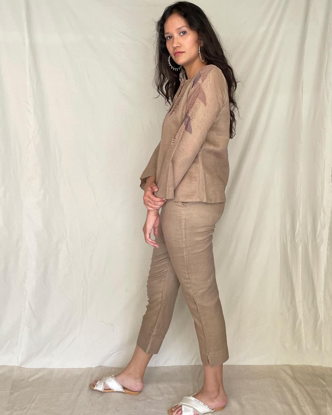 Handcrafted Round Neck Shirt - Alyona - Our Better Planet