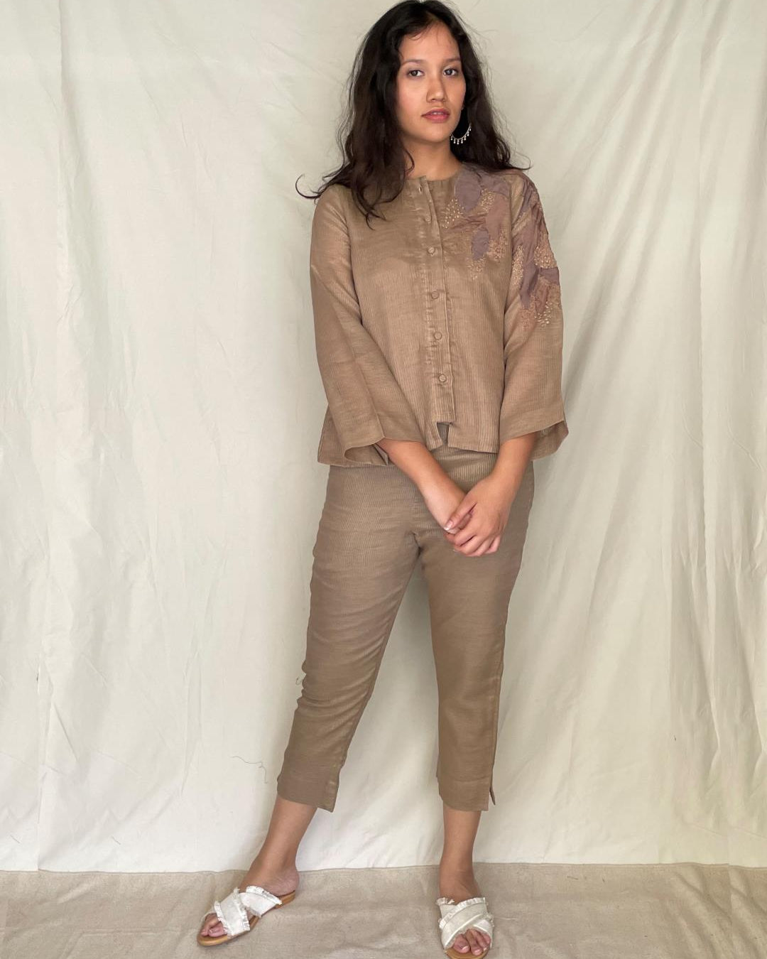 Handcrafted Round Neck Shirt - Alyona - Our Better Planet