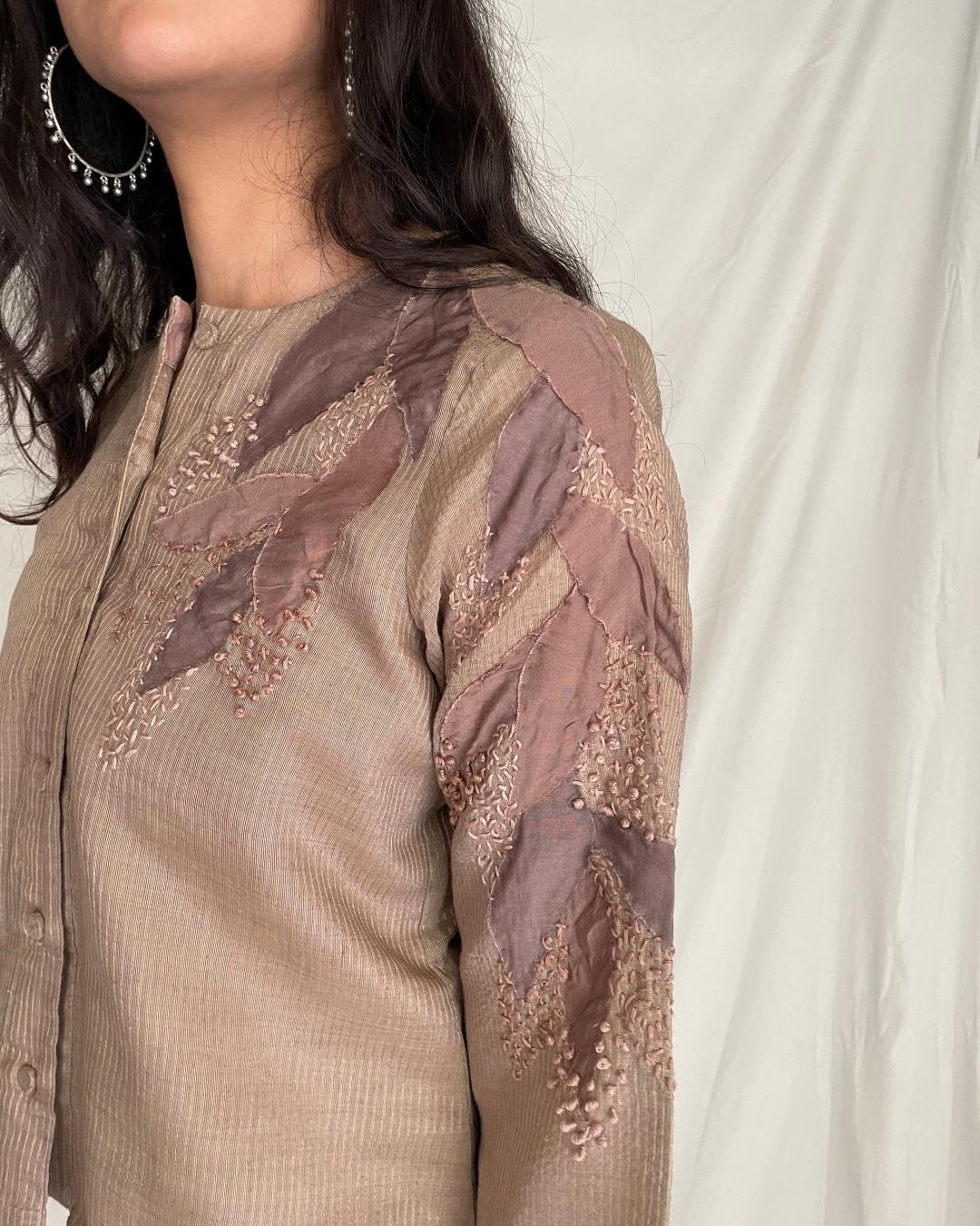 Handcrafted Round Neck Shirt - Alyona - Our Better Planet