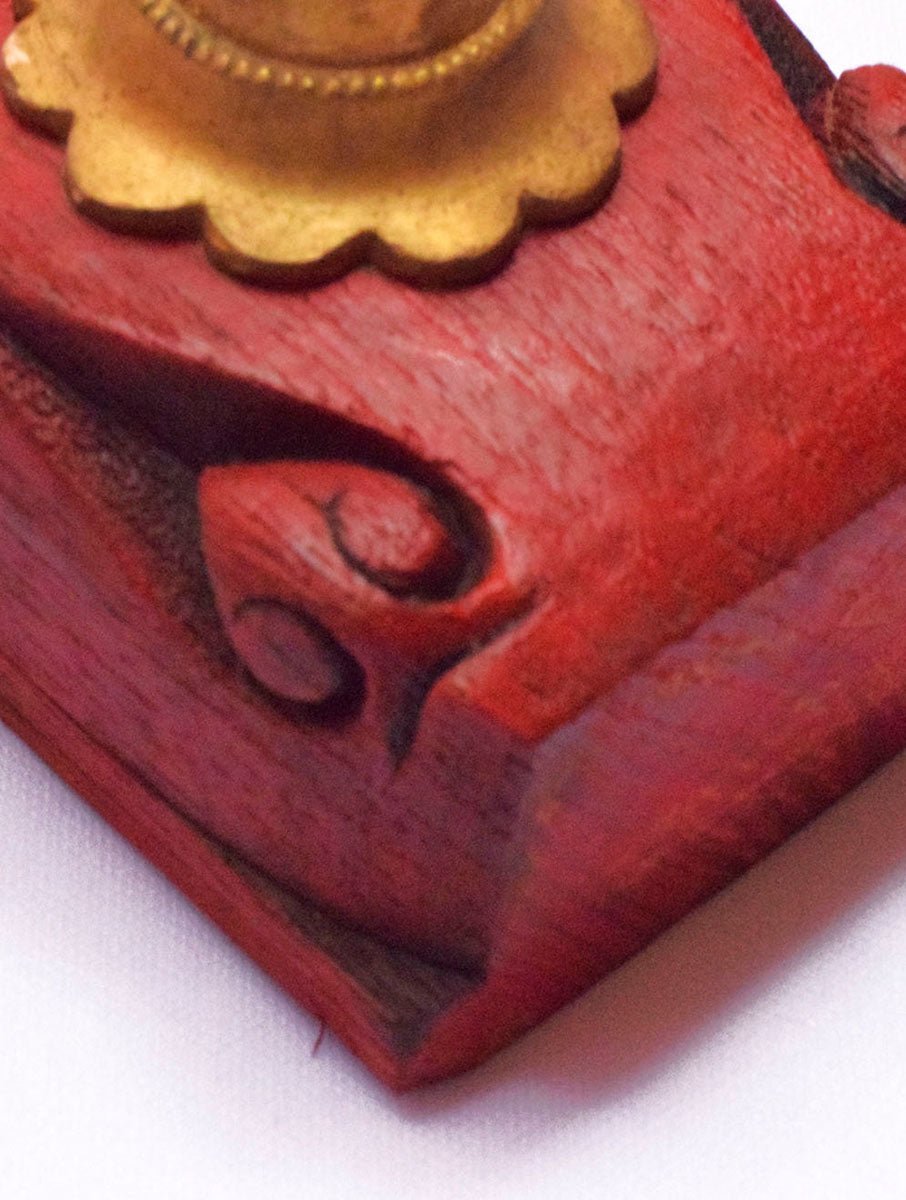 HANDPAINT VINTAGE WOODEN WALLART WITH BRASS ORNAMENT - Our Better Planet