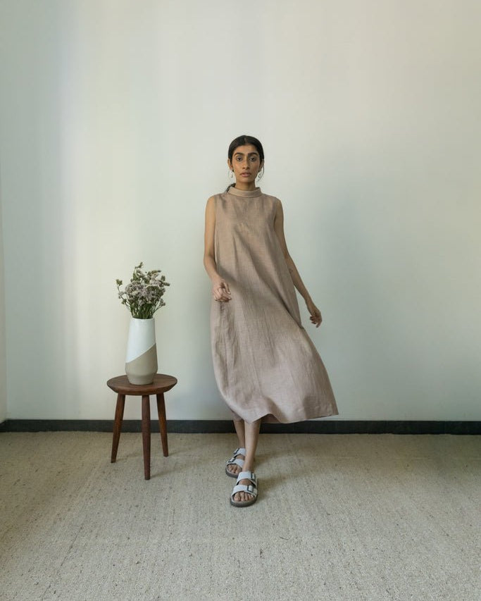 High-neck A-line Dress - Our Better Planet