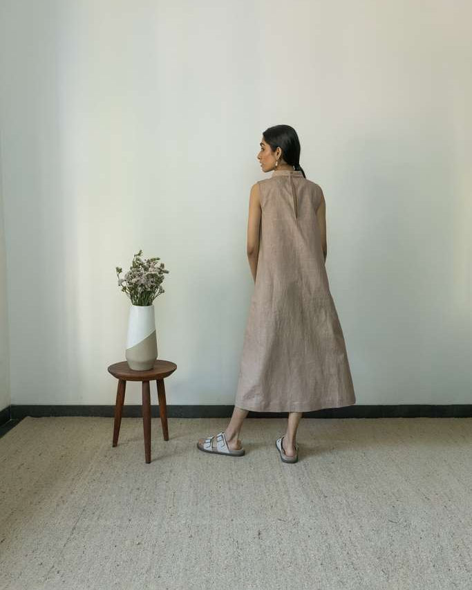 High-neck A-line Dress - Our Better Planet