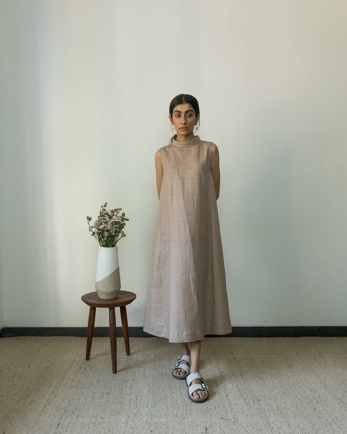 High-neck A-line Dress - Our Better Planet