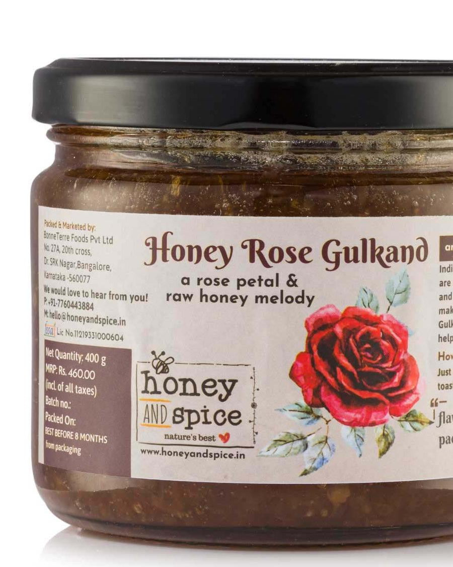 Honey and Spice Honey Rose Gulkhand 400g - Our Better Planet