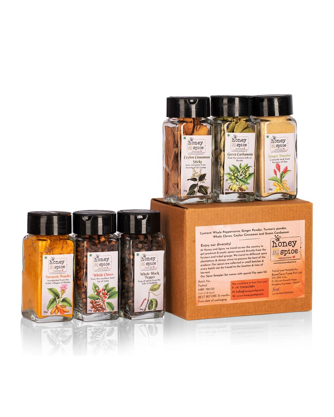 Honey And Spice Honey Sampler Set - Our Better Planet
