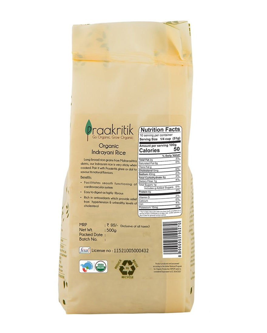 Indrayani Rice 500g - Natural - Our Better Planet